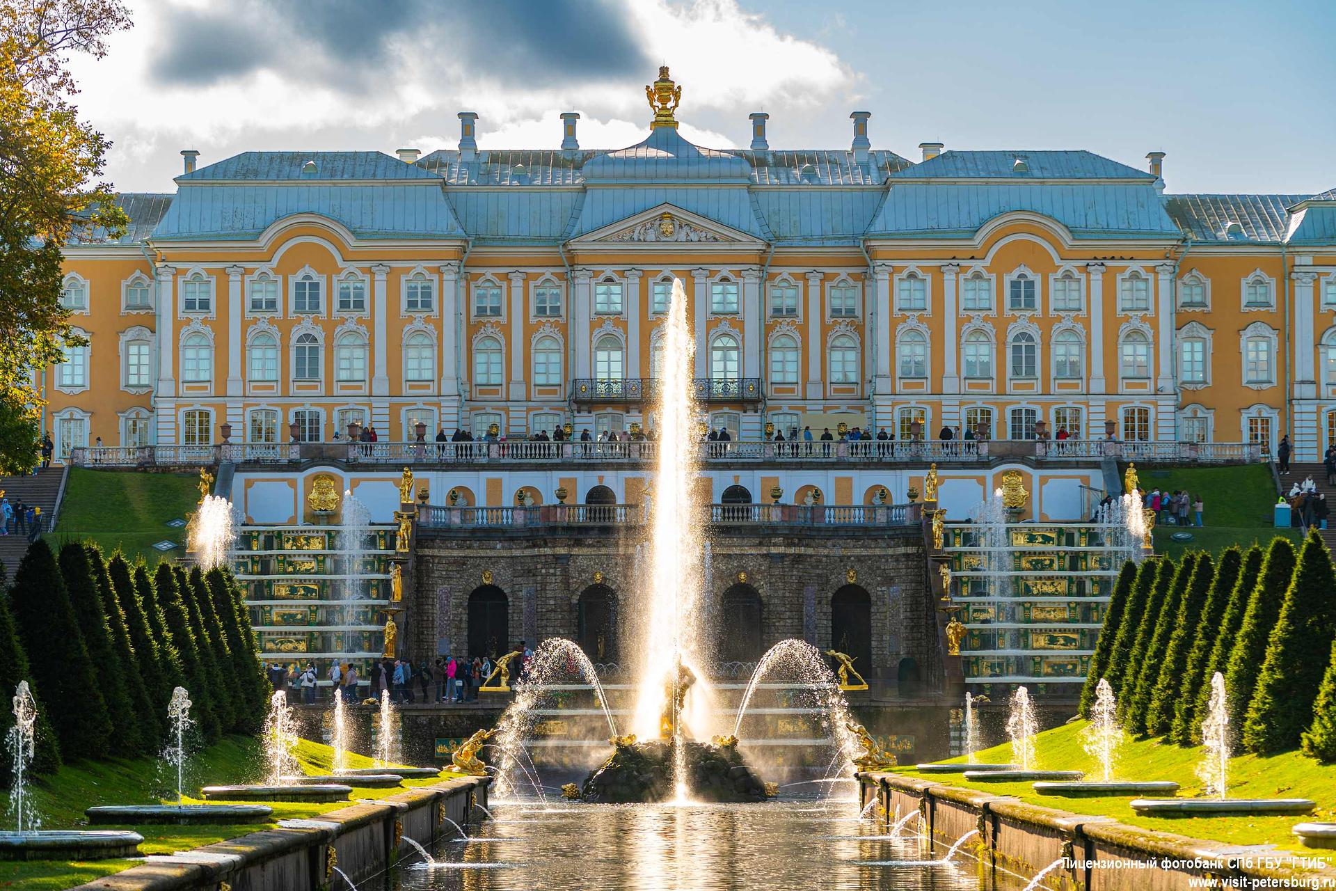 Петергоф. Фонтаны + Большой Дворец (метеор / катамаран)
